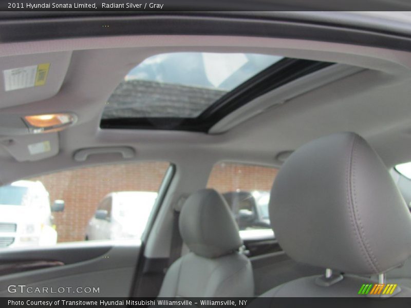 Radiant Silver / Gray 2011 Hyundai Sonata Limited