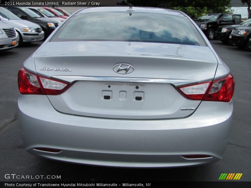 Radiant Silver / Gray 2011 Hyundai Sonata Limited