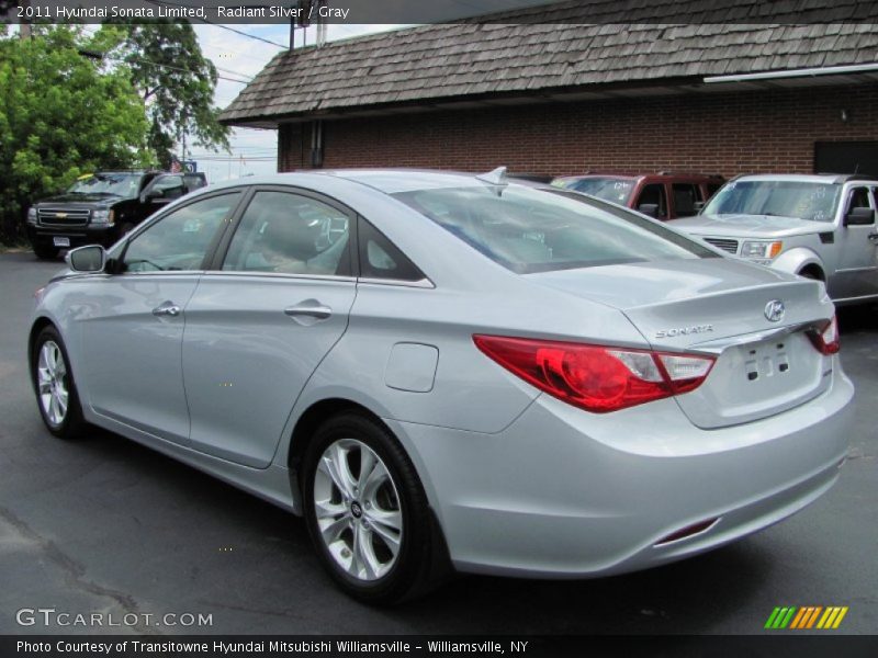 Radiant Silver / Gray 2011 Hyundai Sonata Limited