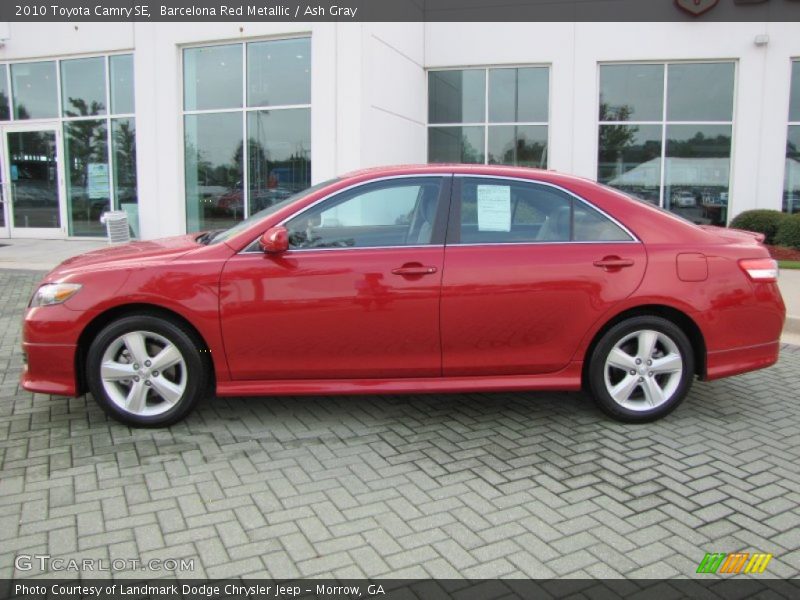 Barcelona Red Metallic / Ash Gray 2010 Toyota Camry SE