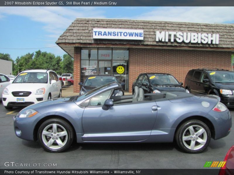 Still Blue Pearl / Medium Gray 2007 Mitsubishi Eclipse Spyder GS