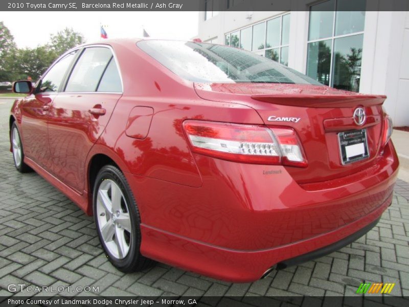 Barcelona Red Metallic / Ash Gray 2010 Toyota Camry SE