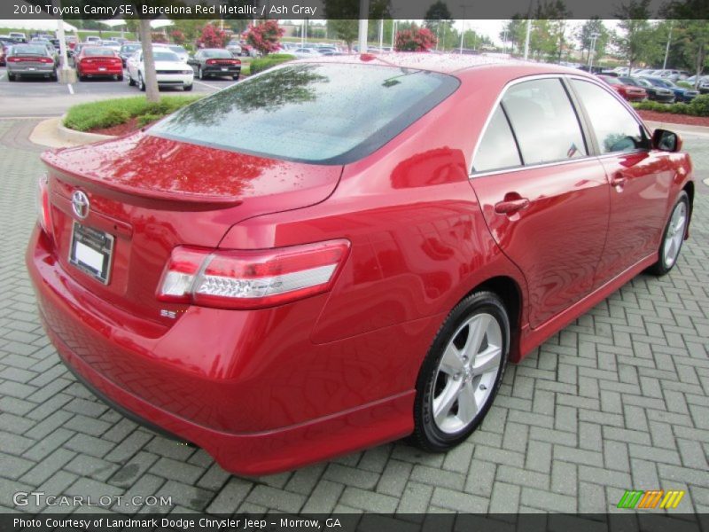 Barcelona Red Metallic / Ash Gray 2010 Toyota Camry SE