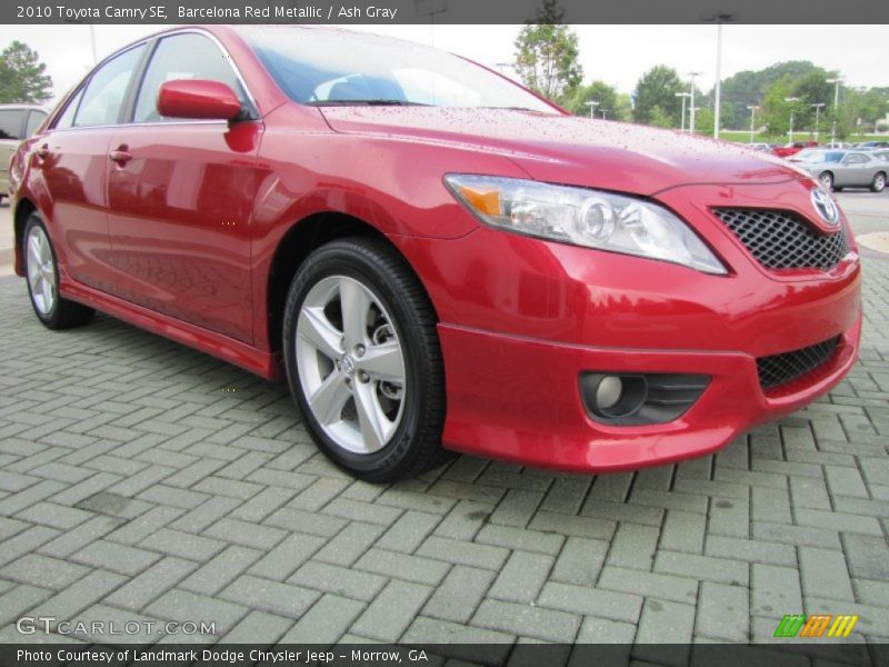 Barcelona Red Metallic / Ash Gray 2010 Toyota Camry SE