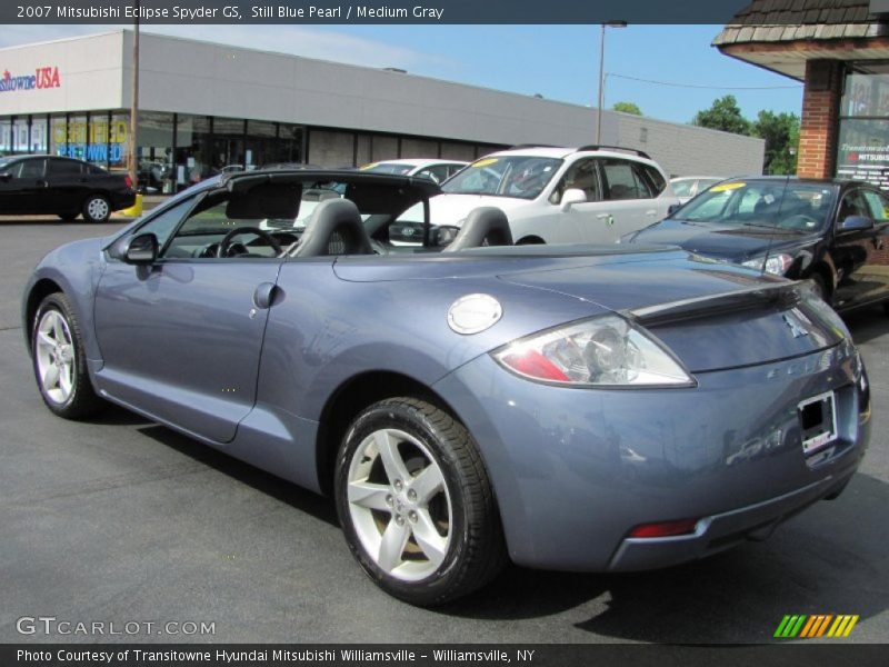 Still Blue Pearl / Medium Gray 2007 Mitsubishi Eclipse Spyder GS