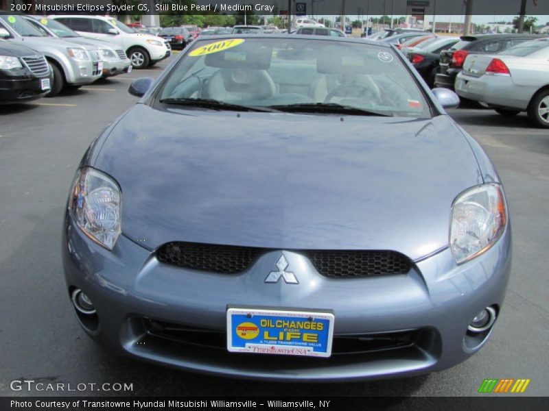 Still Blue Pearl / Medium Gray 2007 Mitsubishi Eclipse Spyder GS