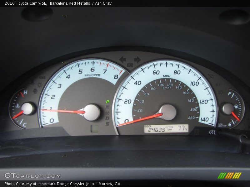 Barcelona Red Metallic / Ash Gray 2010 Toyota Camry SE