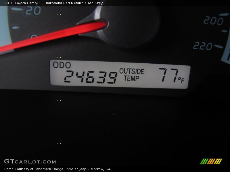 Barcelona Red Metallic / Ash Gray 2010 Toyota Camry SE