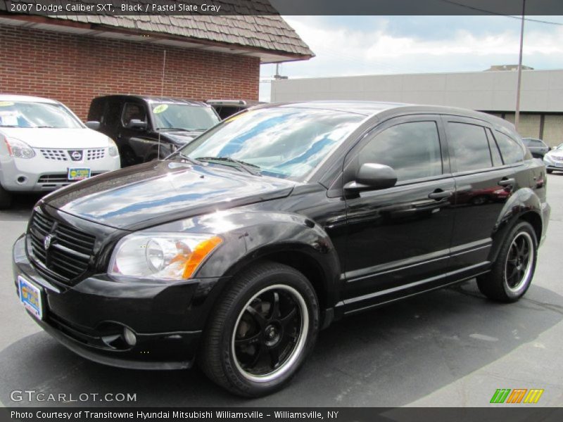 Black / Pastel Slate Gray 2007 Dodge Caliber SXT