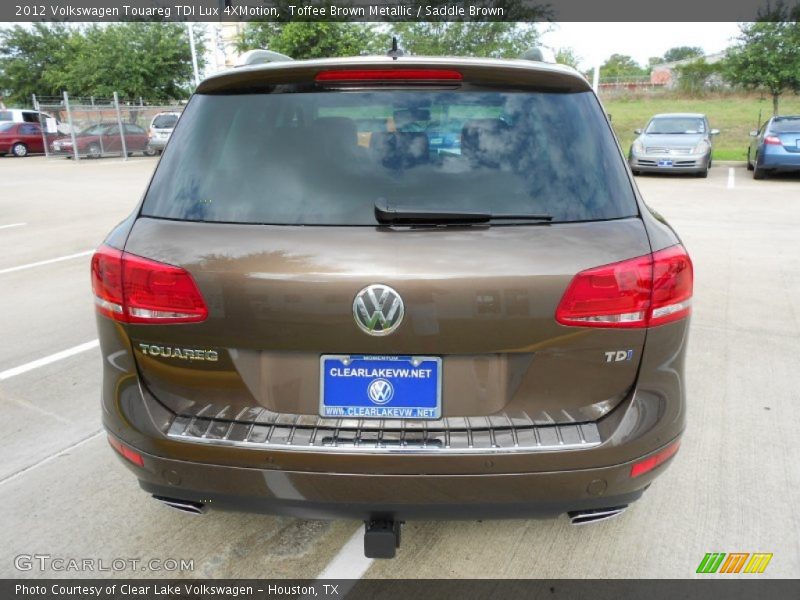 Toffee Brown Metallic / Saddle Brown 2012 Volkswagen Touareg TDI Lux 4XMotion