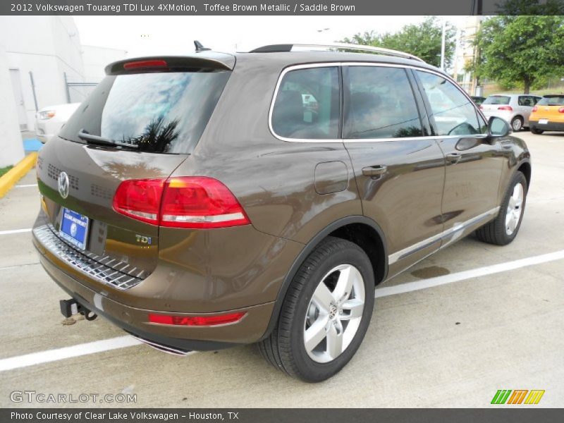 Toffee Brown Metallic / Saddle Brown 2012 Volkswagen Touareg TDI Lux 4XMotion