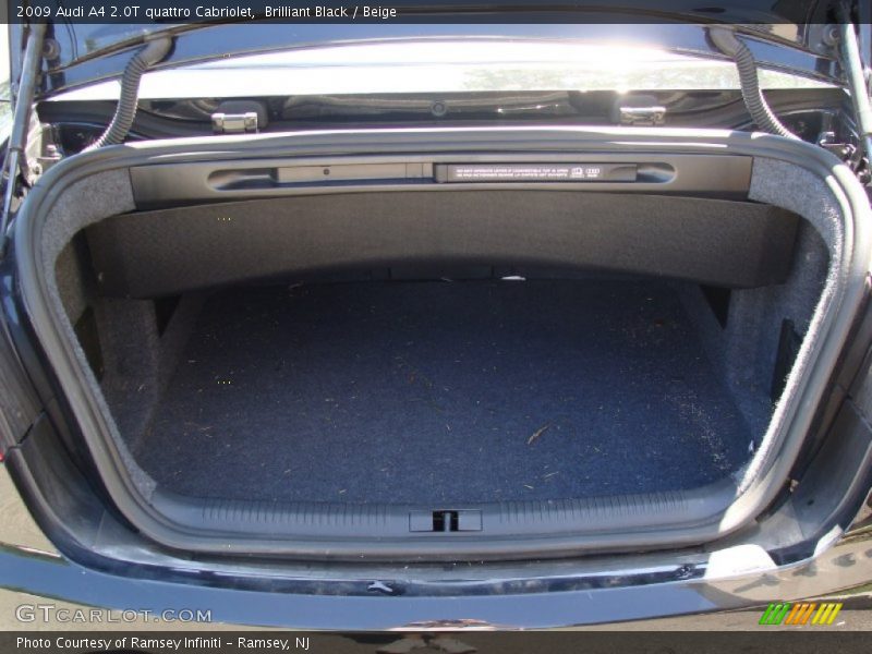  2009 A4 2.0T quattro Cabriolet Trunk