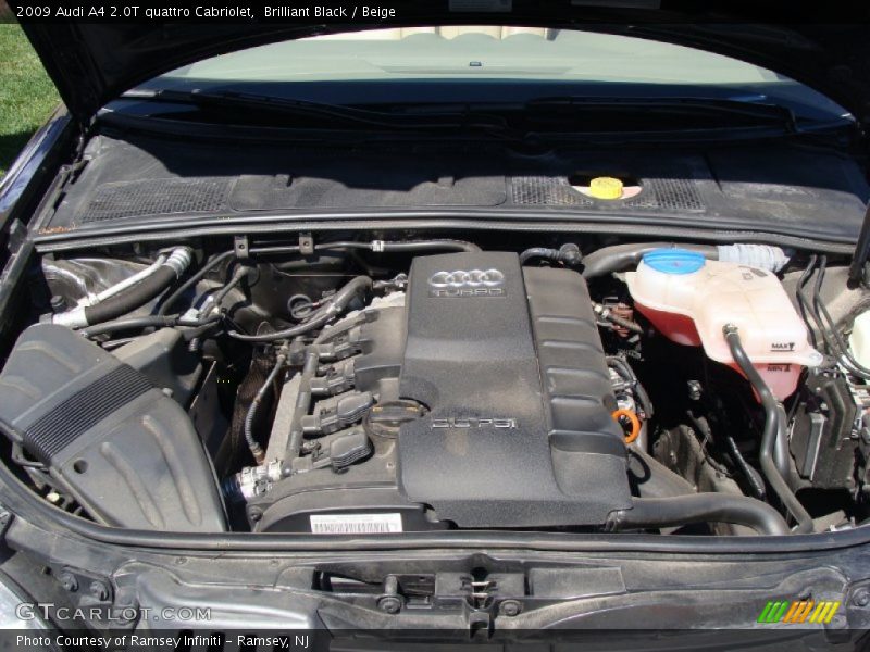  2009 A4 2.0T quattro Cabriolet Engine - 2.0 Liter FSI Turbocharged DOHC 16-Valve VVT 4 Cylinder