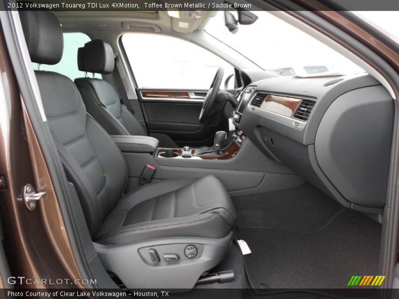  2012 Touareg TDI Lux 4XMotion Saddle Brown Interior