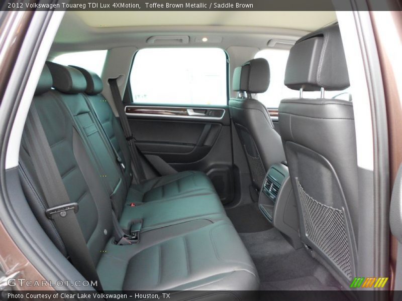  2012 Touareg TDI Lux 4XMotion Saddle Brown Interior