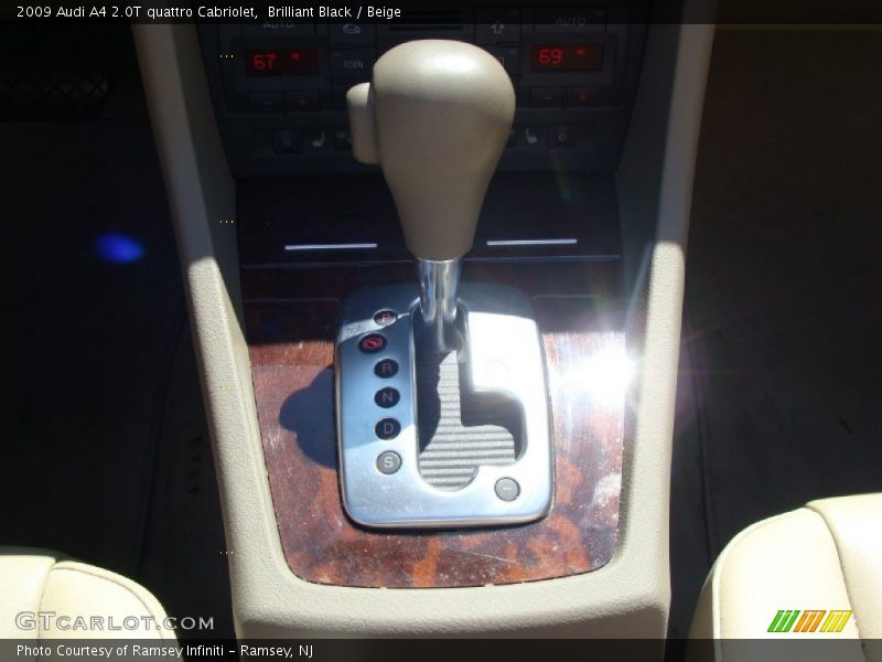  2009 A4 2.0T quattro Cabriolet 6 Speed Tiptronic Automatic Shifter