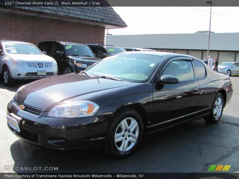 Black Amethyst / Gray 2007 Chevrolet Monte Carlo LS
