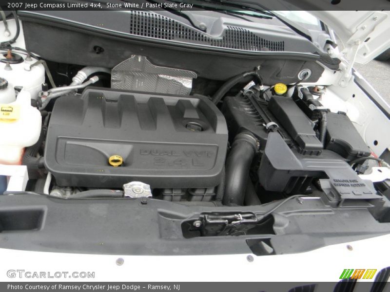 Stone White / Pastel Slate Gray 2007 Jeep Compass Limited 4x4