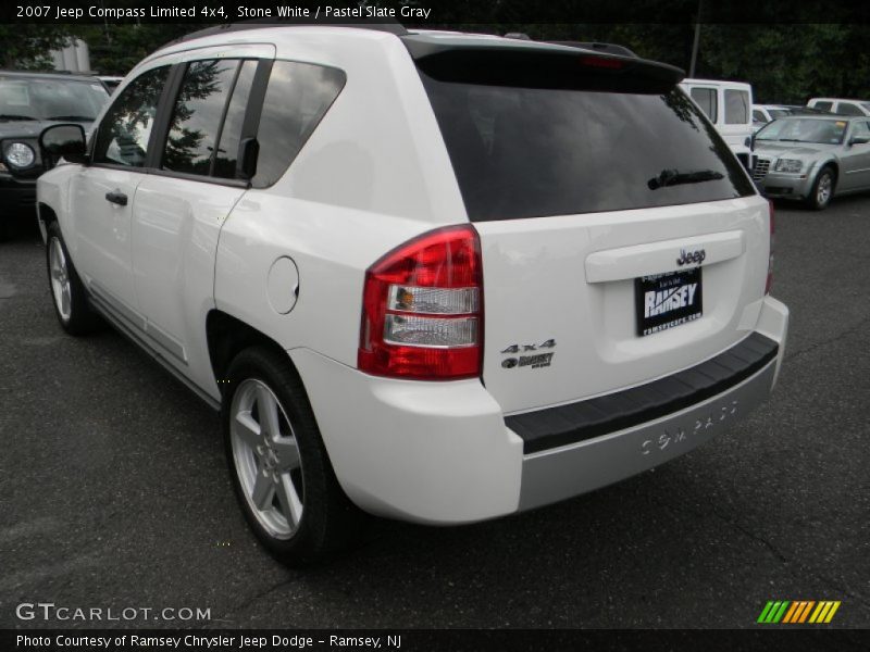 Stone White / Pastel Slate Gray 2007 Jeep Compass Limited 4x4
