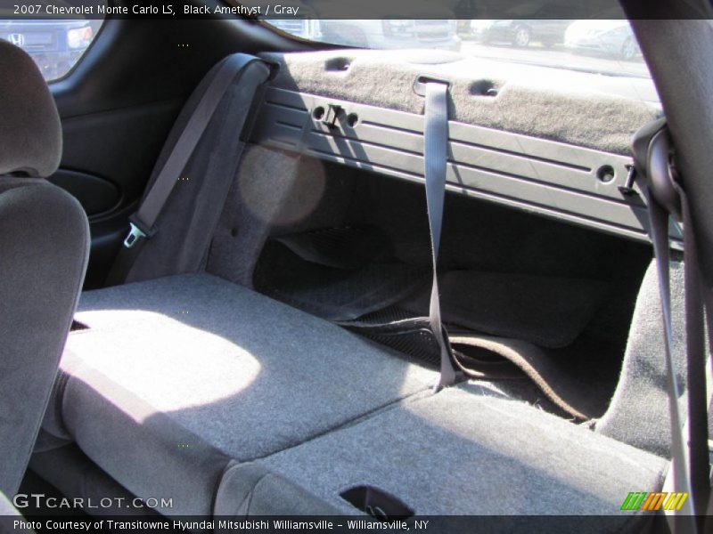 Black Amethyst / Gray 2007 Chevrolet Monte Carlo LS