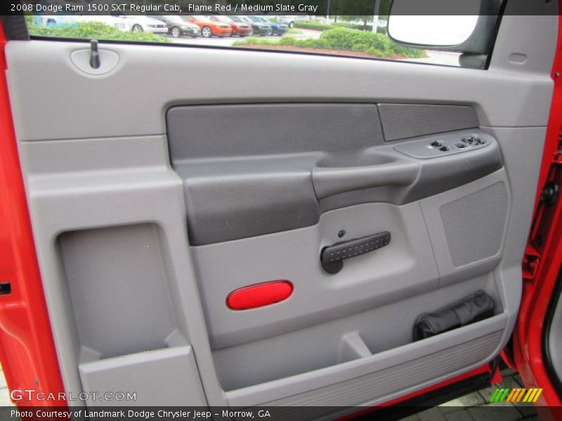 Flame Red / Medium Slate Gray 2008 Dodge Ram 1500 SXT Regular Cab