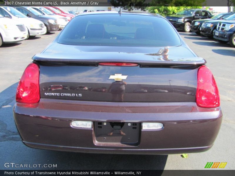 Black Amethyst / Gray 2007 Chevrolet Monte Carlo LS