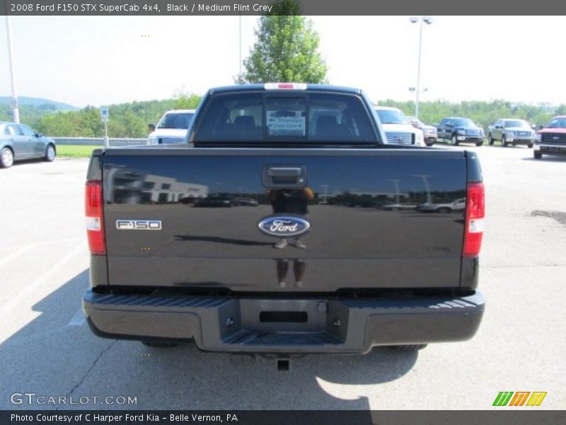Black / Medium Flint Grey 2008 Ford F150 STX SuperCab 4x4