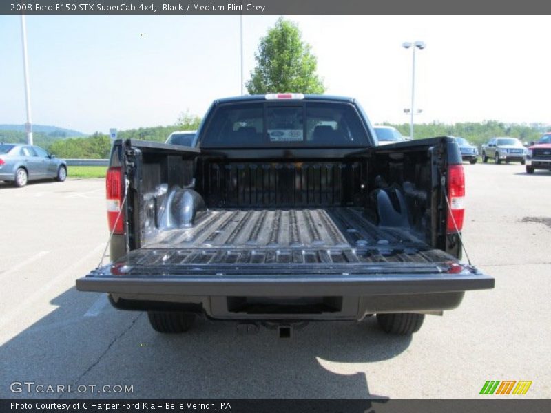Black / Medium Flint Grey 2008 Ford F150 STX SuperCab 4x4