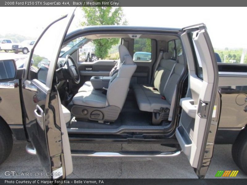 Black / Medium Flint Grey 2008 Ford F150 STX SuperCab 4x4