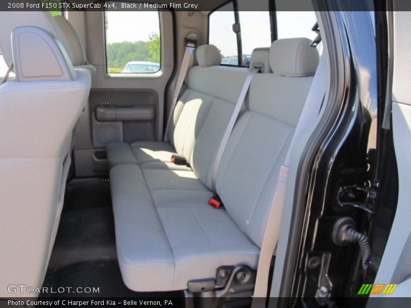 Black / Medium Flint Grey 2008 Ford F150 STX SuperCab 4x4