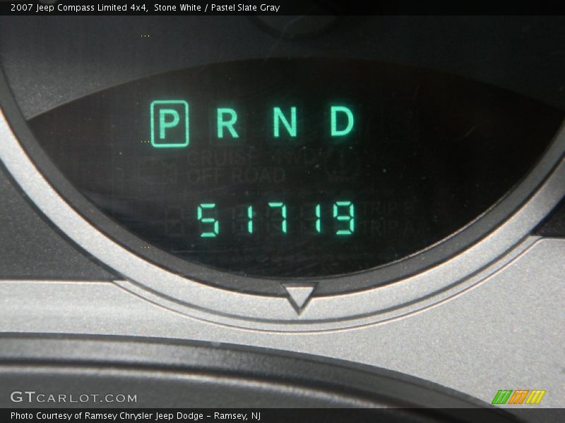 Stone White / Pastel Slate Gray 2007 Jeep Compass Limited 4x4