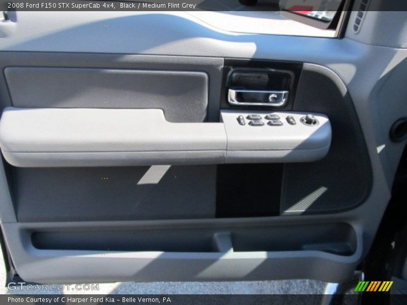 Black / Medium Flint Grey 2008 Ford F150 STX SuperCab 4x4