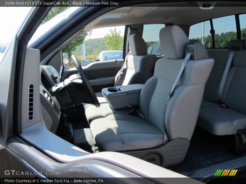 Black / Medium Flint Grey 2008 Ford F150 STX SuperCab 4x4