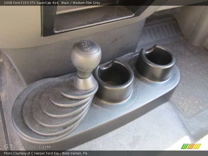 Black / Medium Flint Grey 2008 Ford F150 STX SuperCab 4x4