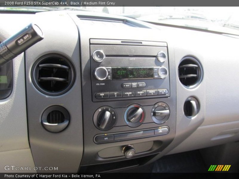 Black / Medium Flint Grey 2008 Ford F150 STX SuperCab 4x4