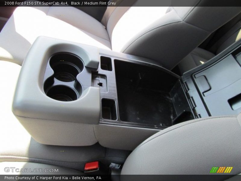 Black / Medium Flint Grey 2008 Ford F150 STX SuperCab 4x4