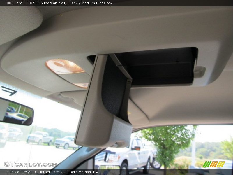 Black / Medium Flint Grey 2008 Ford F150 STX SuperCab 4x4