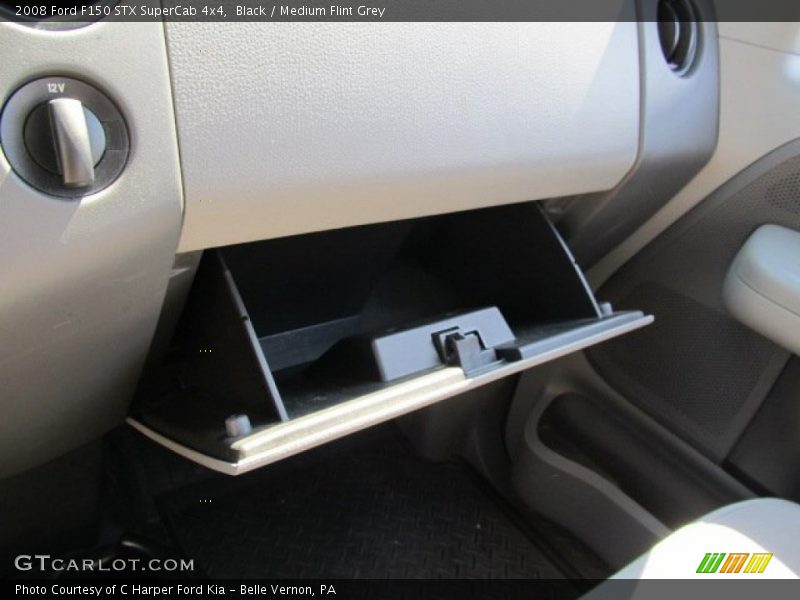 Black / Medium Flint Grey 2008 Ford F150 STX SuperCab 4x4