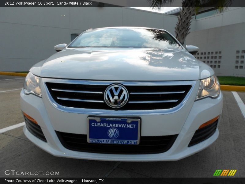Candy White / Black 2012 Volkswagen CC Sport