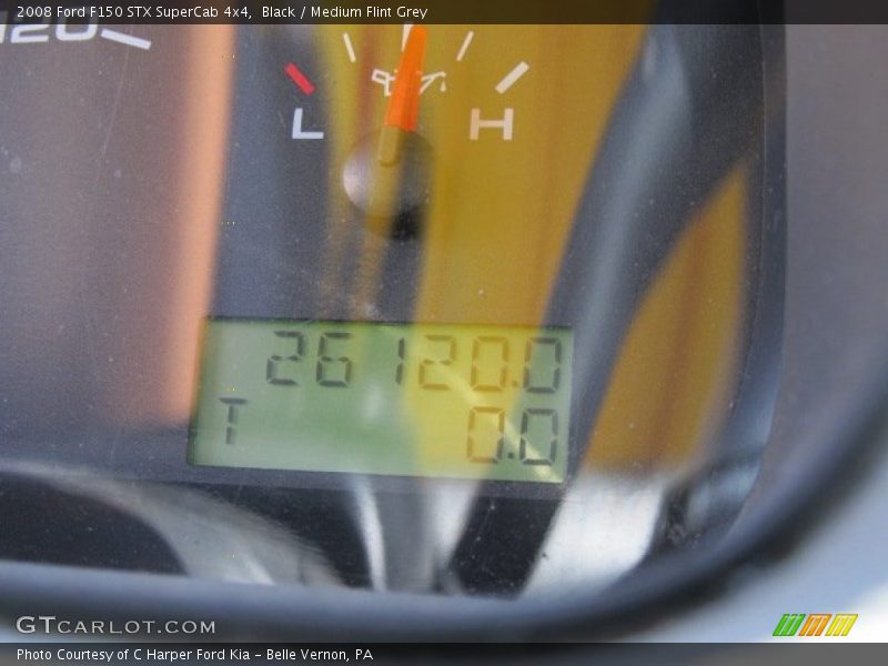 Black / Medium Flint Grey 2008 Ford F150 STX SuperCab 4x4