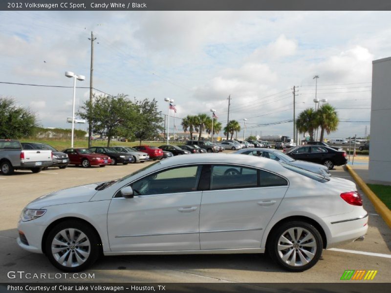 Candy White / Black 2012 Volkswagen CC Sport