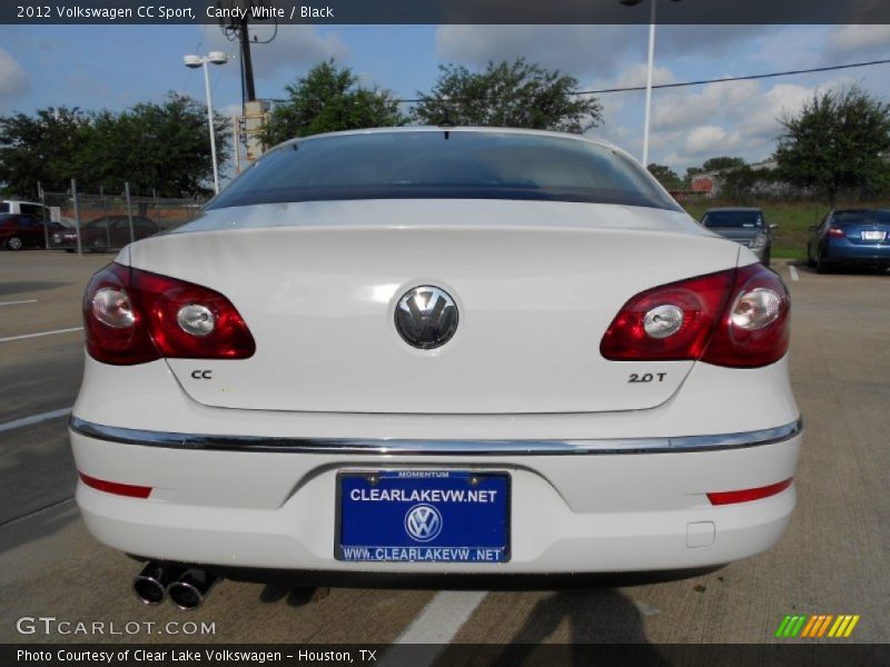 Candy White / Black 2012 Volkswagen CC Sport
