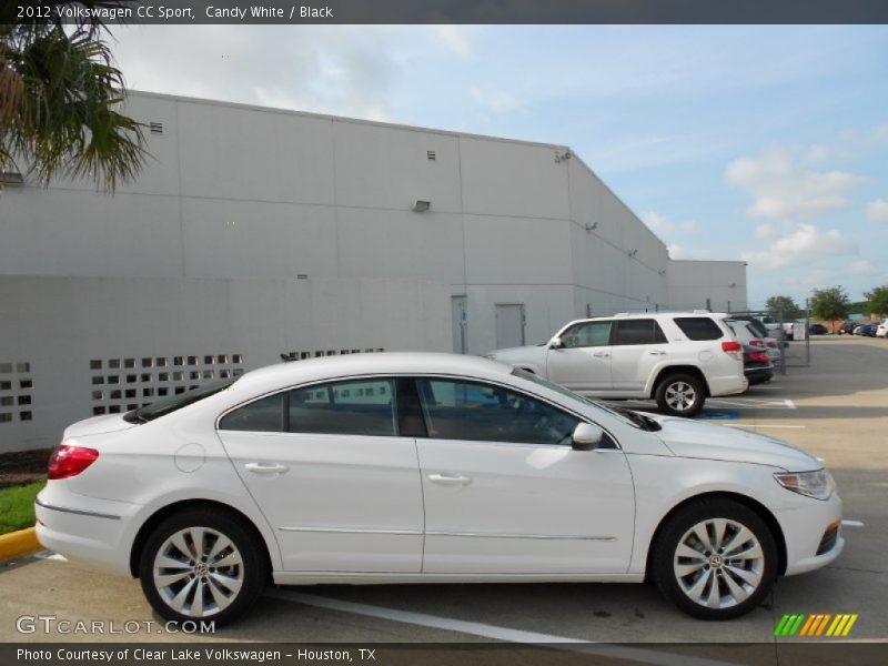 Candy White / Black 2012 Volkswagen CC Sport