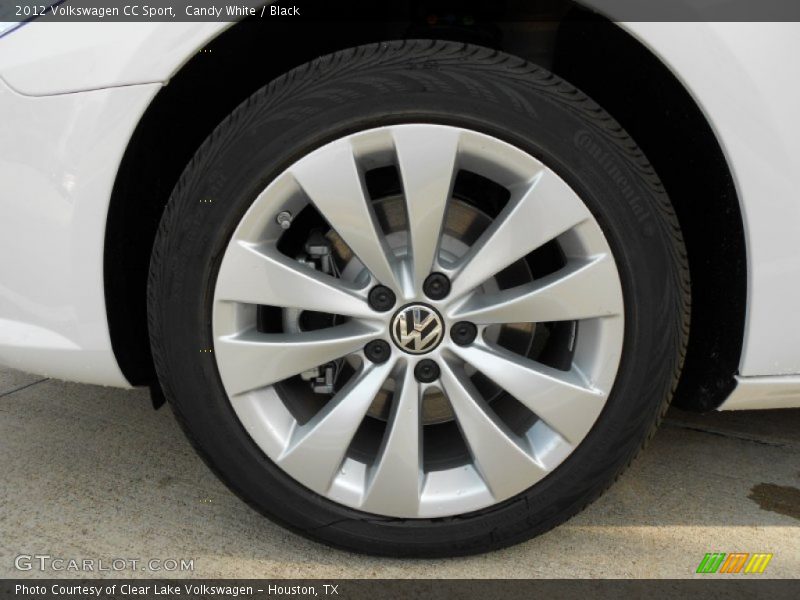 Candy White / Black 2012 Volkswagen CC Sport
