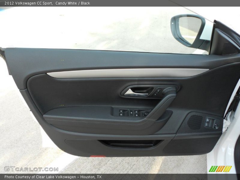 Candy White / Black 2012 Volkswagen CC Sport