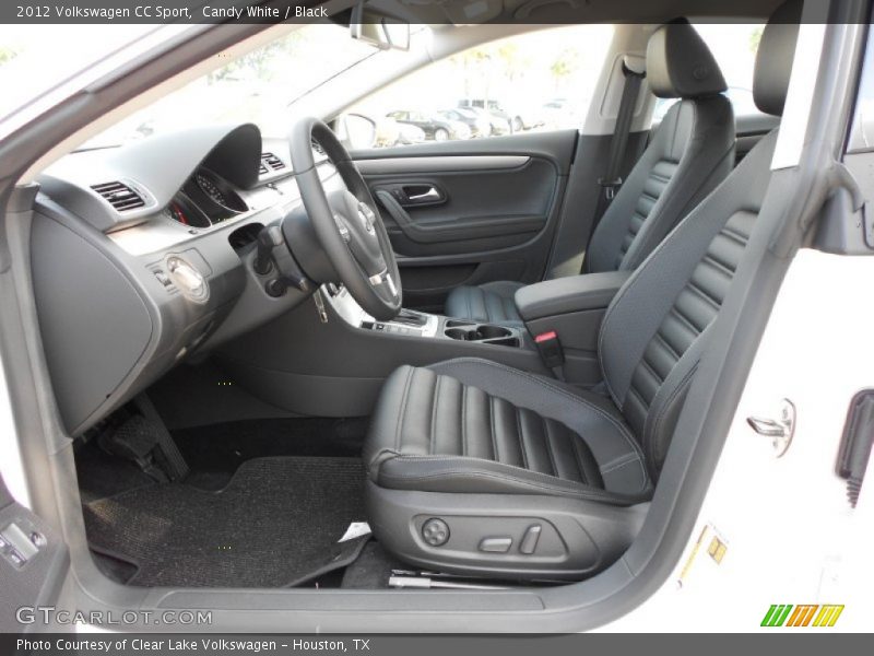 Candy White / Black 2012 Volkswagen CC Sport