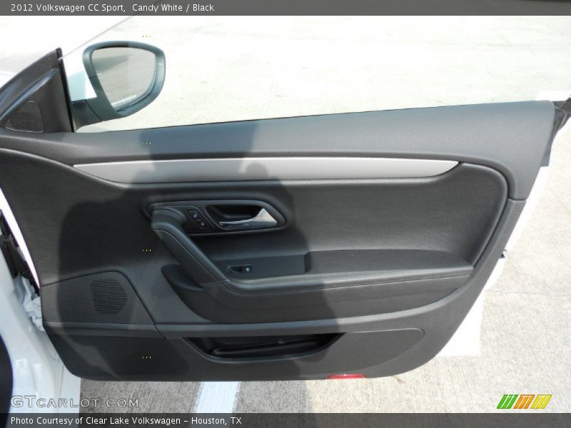 Candy White / Black 2012 Volkswagen CC Sport