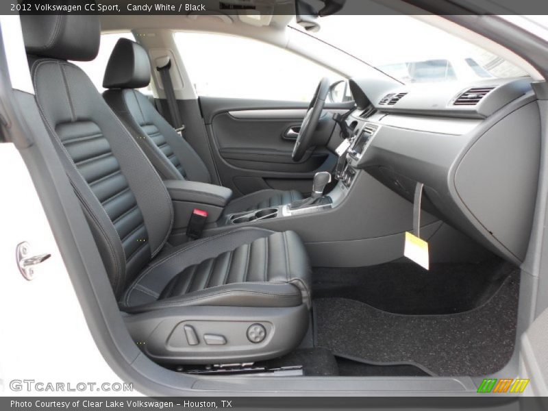 Candy White / Black 2012 Volkswagen CC Sport