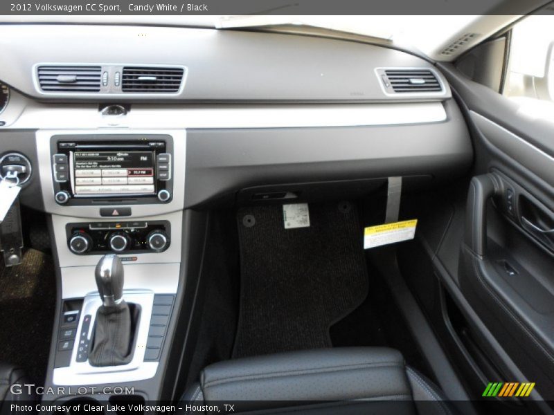 Candy White / Black 2012 Volkswagen CC Sport