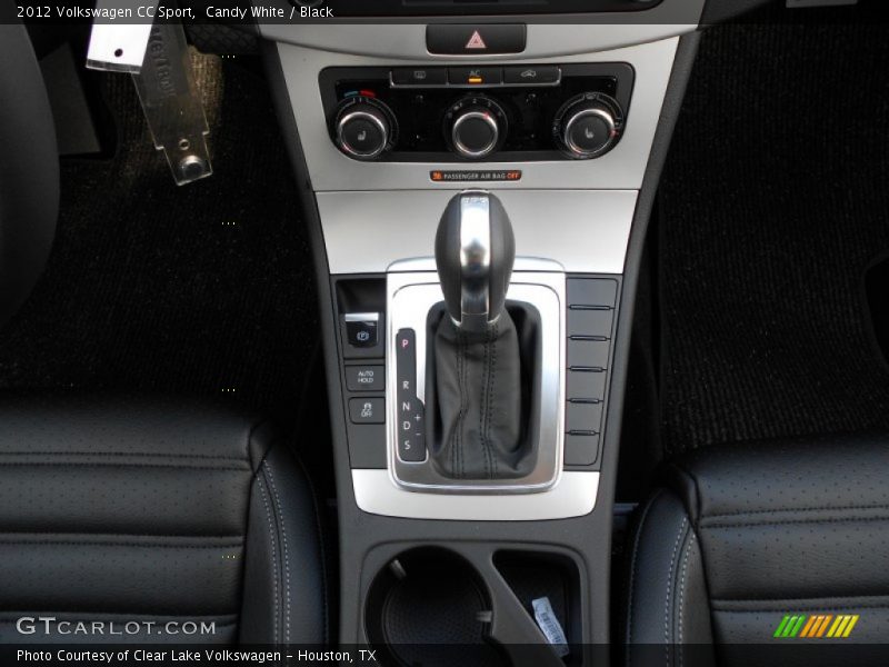 Candy White / Black 2012 Volkswagen CC Sport
